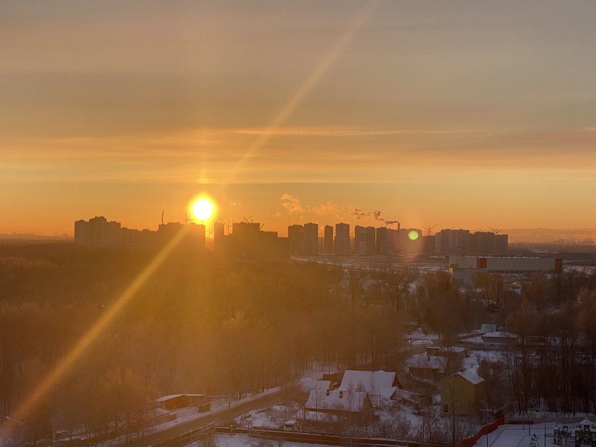 Sun in the city