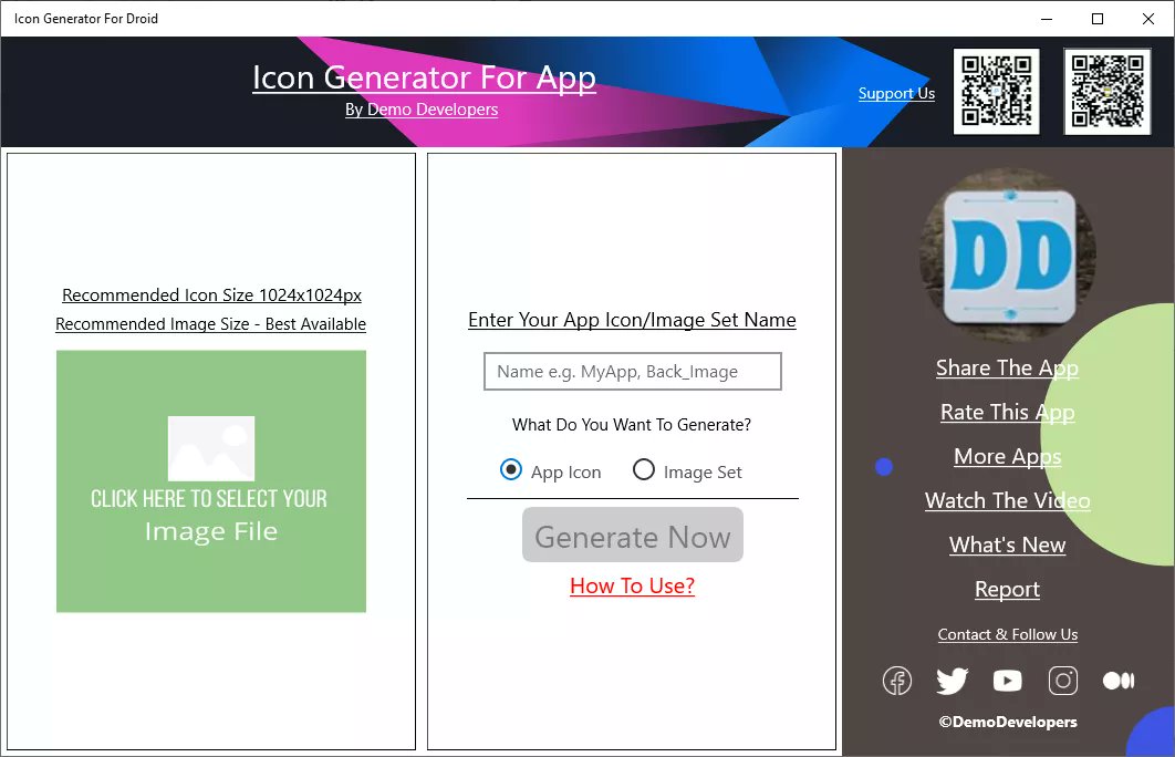 DemoDevelopers's tweet image. Icon Generator For Android Studio's Project | Windows 10/11
apps.microsoft.com/store/detail/i…
#IconGenerator #AppIconGenerator #DemoDevelopers #IconForApps #AndroidStudio #AndroidDevelopers #AndroidApps