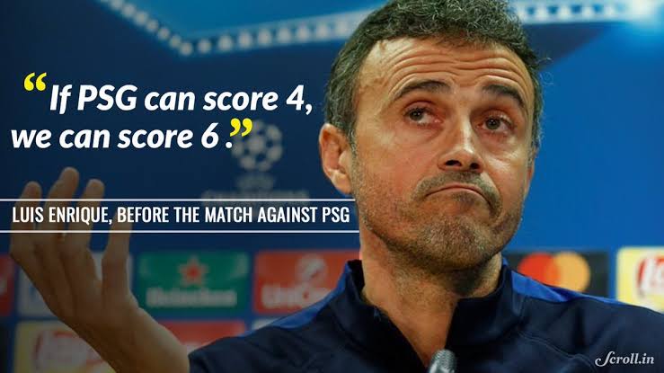 Happy birthday to Luis Enrique.
Monster of fighting mentality.  