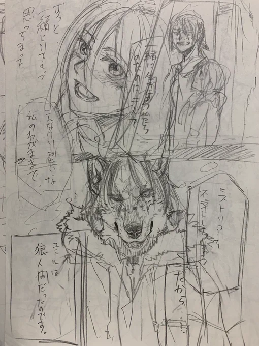 昔の自分…ネームの時点でこんだけ描き込んでるの狂ってるんだよなあ
これはユミヒス 