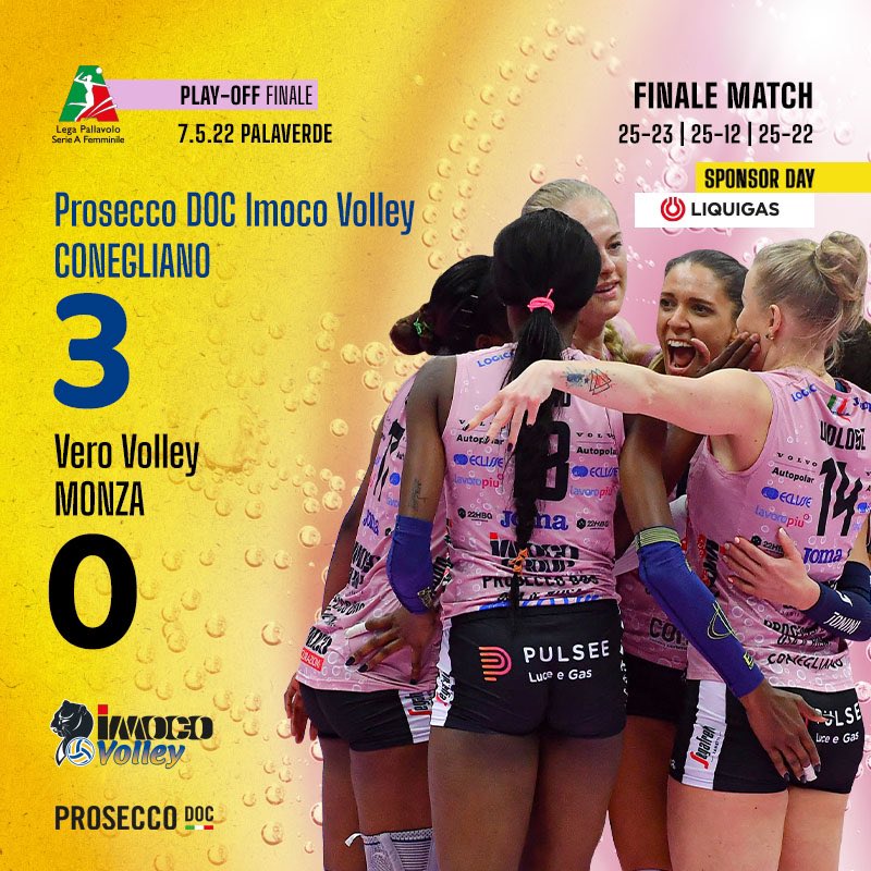 ImocoVolley's tweet photo. CHE VITTORIA 💛💙 💛💙💛💙💛💙💛💙

#Imoco10 #SiamoTuttiPantere https://t.co/gZcAaOq0lM