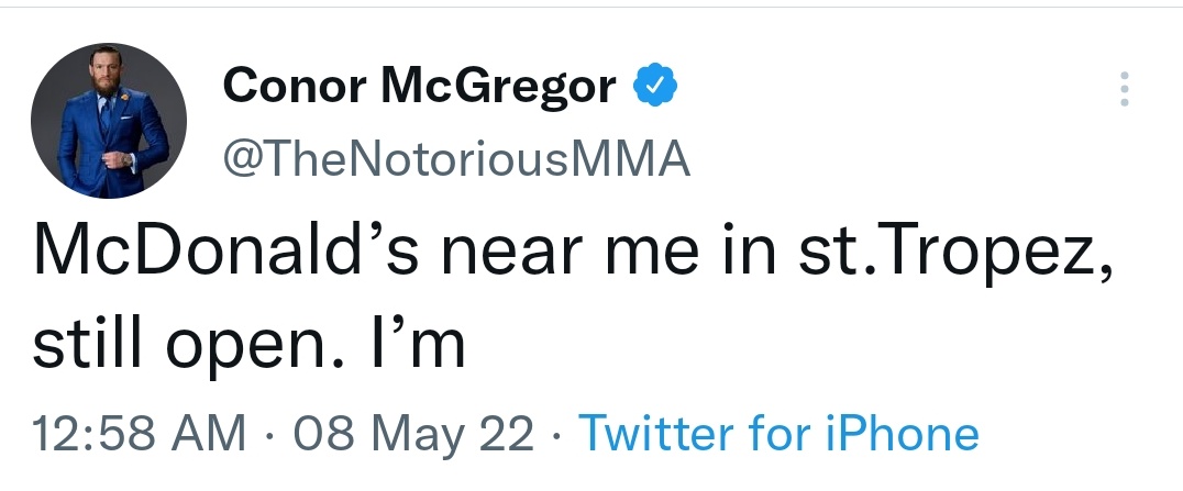 BlackHulkBulk's tweet photo. @TheNotoriousMMA More like the CIA. You must be in on #DanaGate too smh #UFC274 https://t.co/j0haZp5000