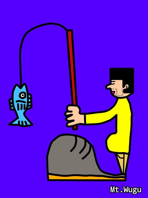 魚釣りのtwitterイラスト検索結果