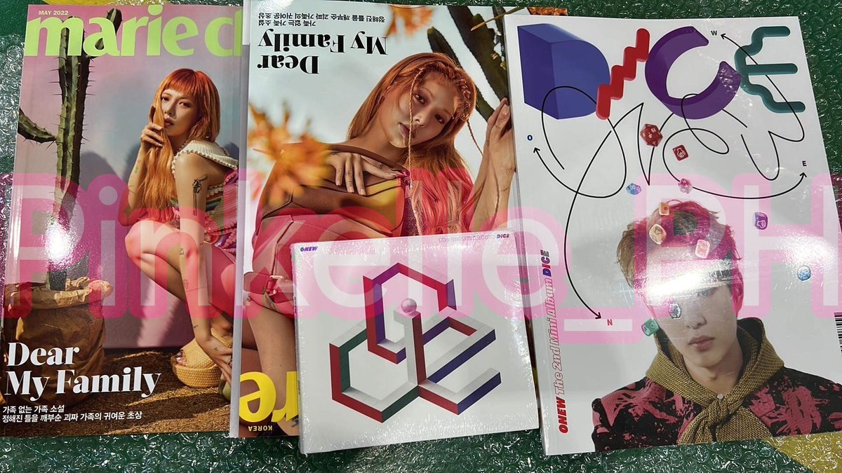 pinkelle_ph's tweet photo. #PinkelleUpdates
Arrived at our KR address😊
~ May 2022 Magazines (Marie Claire)
~ Onew Dice Albums with POB
~ Enhypen Senkou Albums https://t.co/2K5KPKKLMe