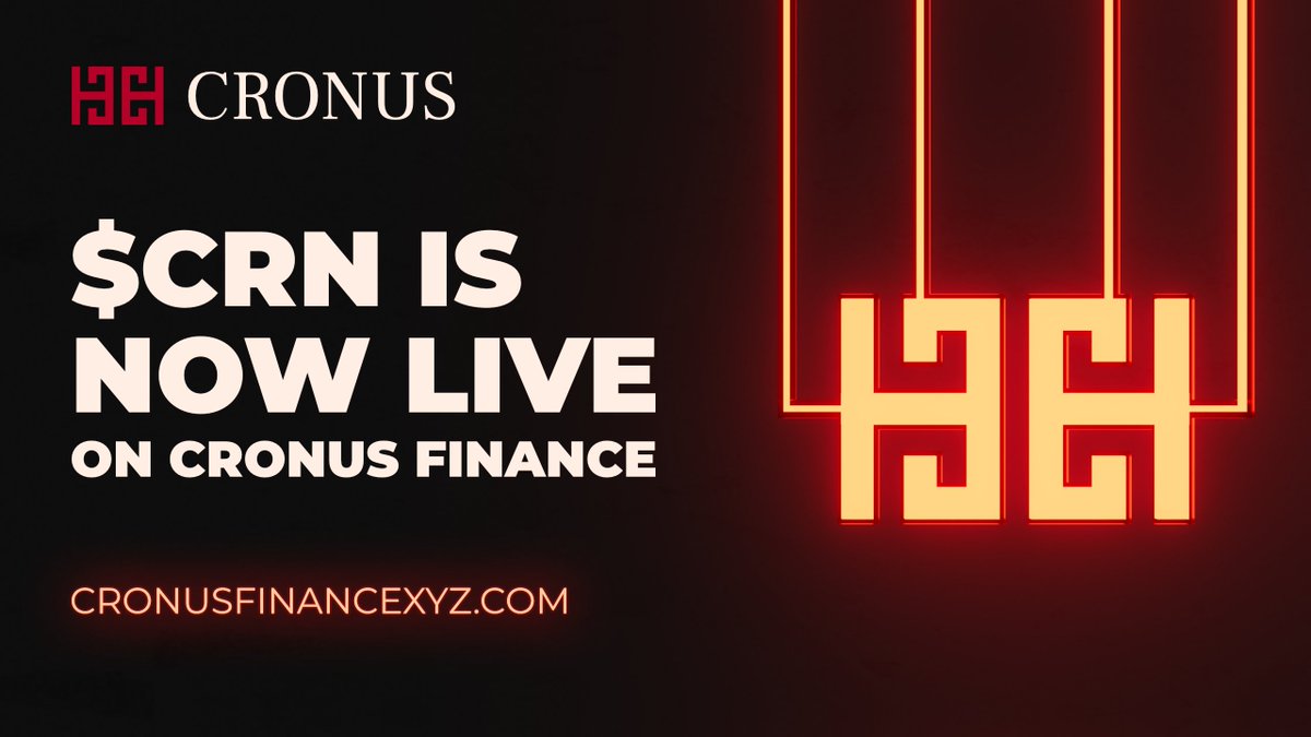 CronusFinance's tweet photo. Liquidity has been added to $CRN and is now tradable on the Cronus DEX! IDO participants can now claim their 20% unlocked tokens, with farms set to go live very soon after!

Initial Farms: CRN/Evmos, Evmos/USDC, CRN/USDC

P.S Rewards are in place for early LP'ers..👀
@EvmosOrg https://t.co/f5ms9OY6KT