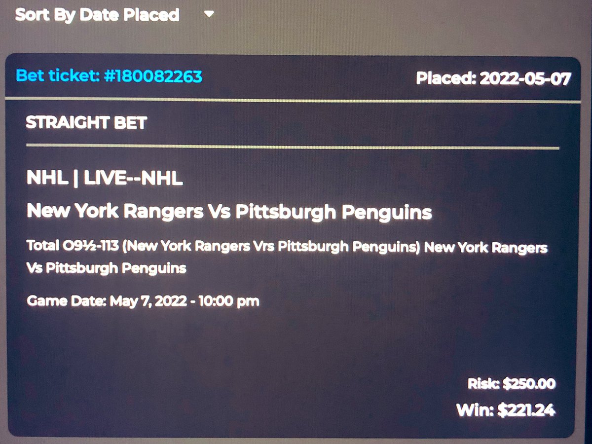 RainmanNHL's tweet photo. NHL Recap 5-7: LIVE BETS
LIVE BET Recap 2/3 Overall-
Bet #1~AVS/ Preds- O7.5! ✅💰Bet placed at 2-1.
Bet #2 AVS/ Preds- O10.5! (.5/1G Short)
Bet #3| PENS /NYR- O9.5! ✅💰 Bet placed @ 4-3 Pitt.
@Chasing_Losses & @SOdaddy2017 know the drill. #RainMain #mathandhockey #NHL https://t.co/lCltrjPrIR