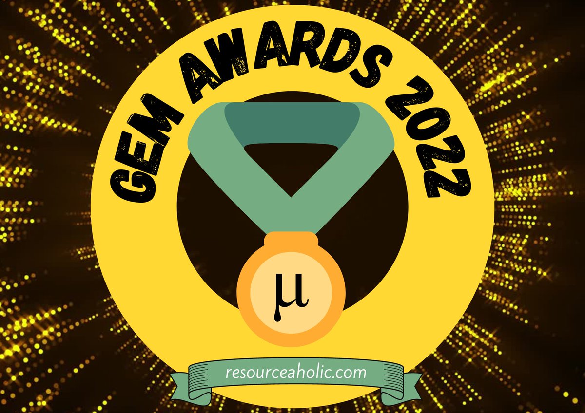 New post!

My 2022 Gem Awards.

resourceaholic.com/2022/05/gem-aw…

Featuring some of the highlights of my maths gems post from the last year.

#mathsgems #mathschat #teammaths