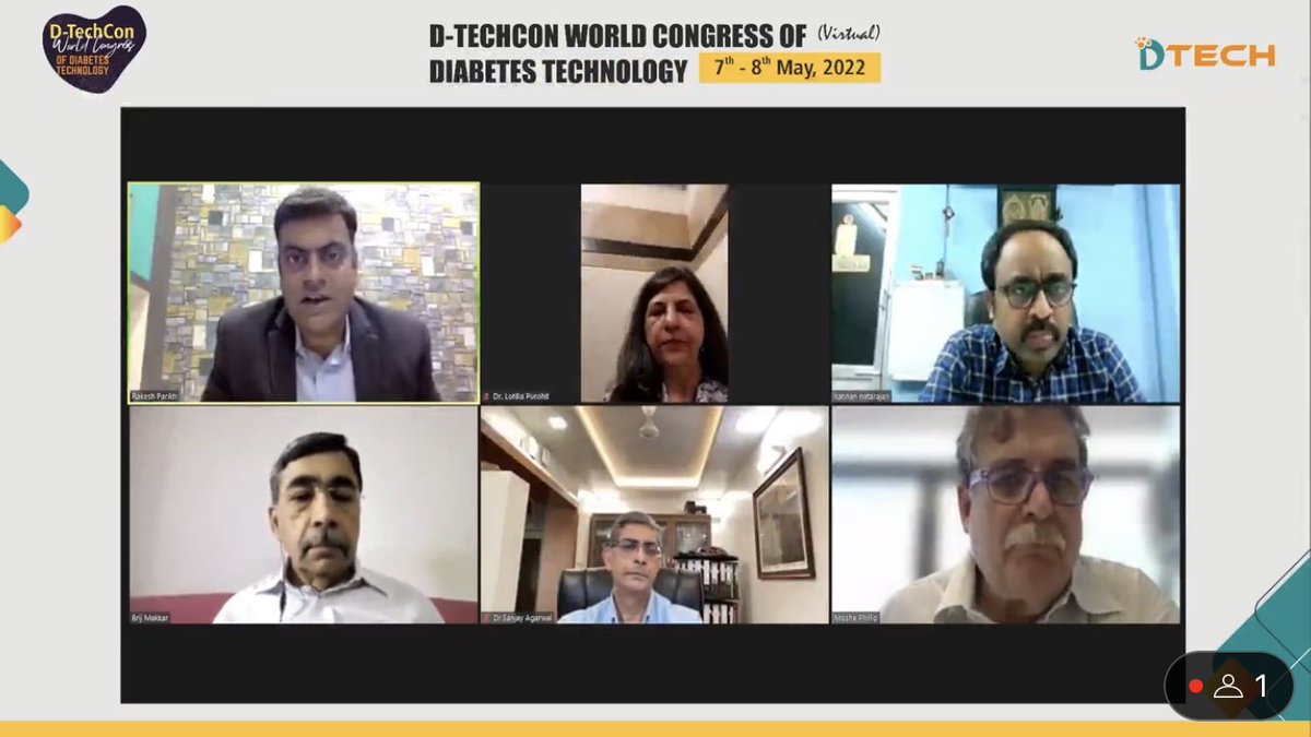 DTechCon's tweet photo. D-Tech Oration
Dr. Moshe Philips @Moshe_Phillip Talked at DtechCon2022 about Artificial Intelligence based Decision Support System
Chaired by: Dr. Rakesh Parikh & Dr Lotika Purohit @drrakeshparikh @DrLotikaP
Attend Live: https://t.co/JCIjHVho63
#Dtech #DtechCon2022 #diabetes https://t.co/kwPJmSNk4j