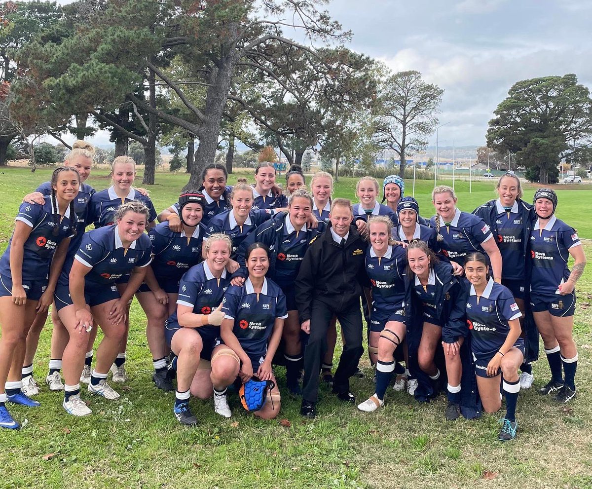 CN_Australia's tweet photo. As a patron of ADF Rugby Union, it was great to see the #AusNavy determination and talent of our Men and Women out on the field this week. Bravo Zulu to #TeamNavy and all #YourADF Sailors, Soldiers & Aviators competing in the championships. #RANRU #FightingFit 👏🏉 https://t.co/tZiJuZoO0M