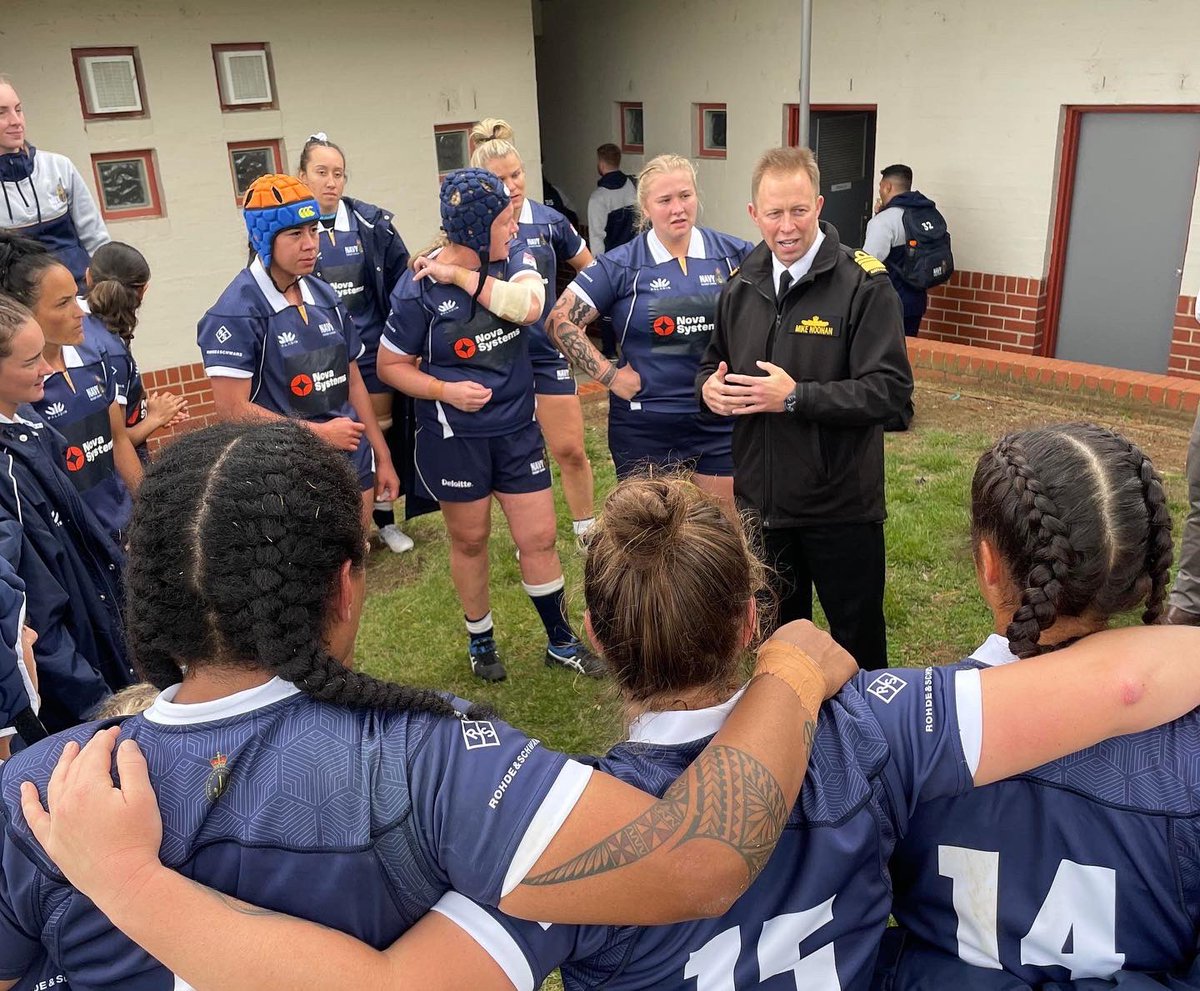 CN_Australia's tweet photo. As a patron of ADF Rugby Union, it was great to see the #AusNavy determination and talent of our Men and Women out on the field this week. Bravo Zulu to #TeamNavy and all #YourADF Sailors, Soldiers & Aviators competing in the championships. #RANRU #FightingFit 👏🏉 https://t.co/tZiJuZoO0M