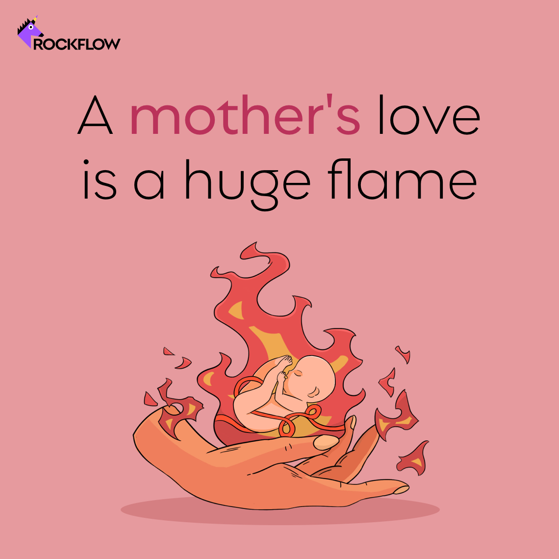 RockFlowApp's tweet photo. 'A mother's love is a huge flame'.
Happy Mother's Day😊😊😊
#MothersDay #MothersDay2022 #motherhood #RockFlow https://t.co/4eRufcl0gn
