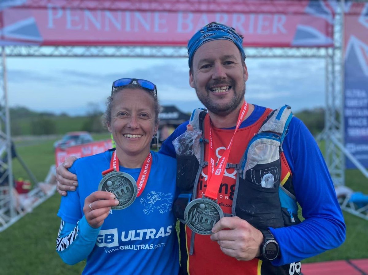 Pennine_Barrier's tweet photo. Our Pennine Barrier #UltraRunners wearing their medals with pride!
https://t.co/AHFkRaJjyv
#GBUltras #YorkshireThreePeaks #TrailRunning #UltraRunner #UltraRunning #UTMB #Malham #PennineBarrierUltra #GBRaceTracker #ChasingMountains https://t.co/VhgPyCL38z