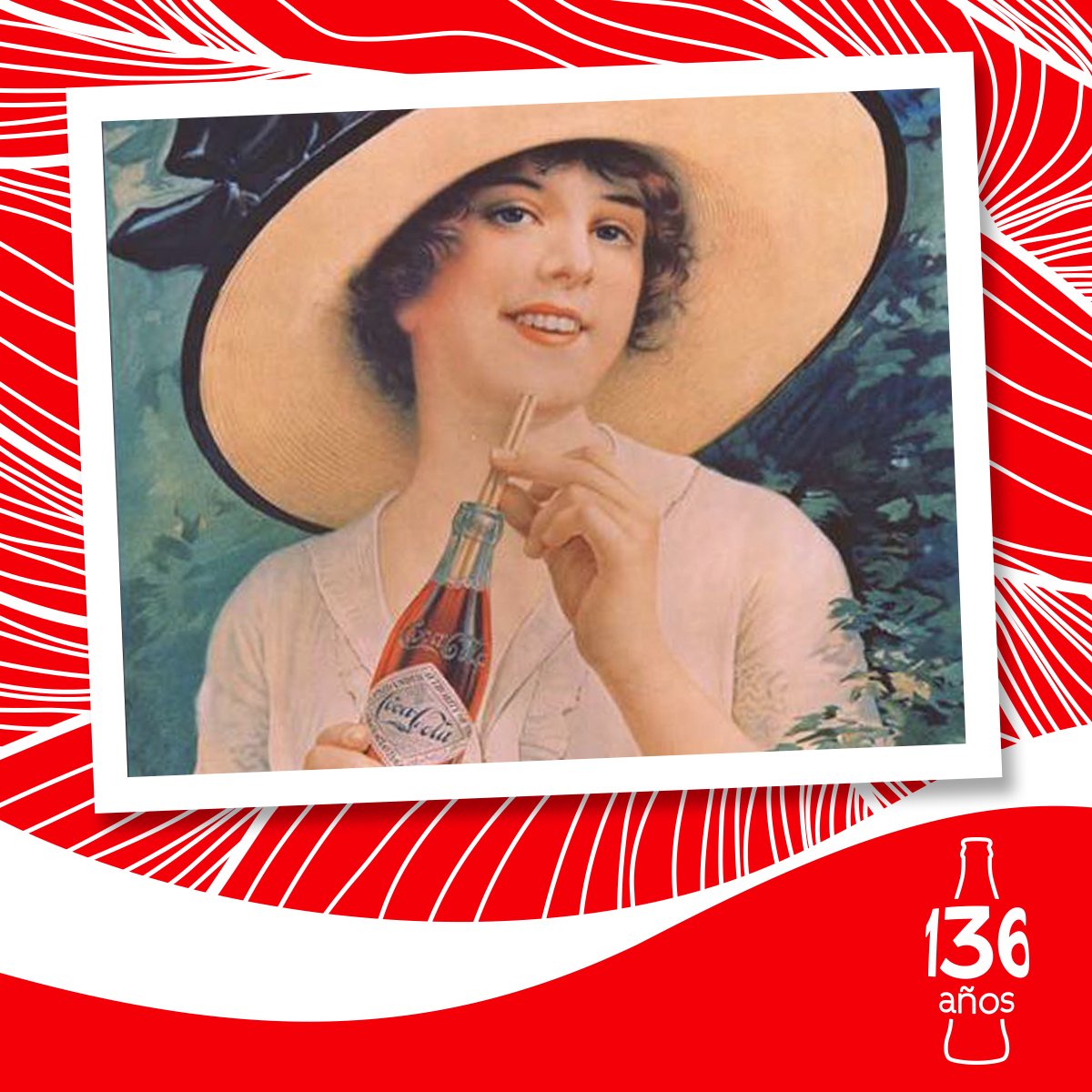 CocaColaCo_es's tweet photo. 🎈Cumplimos 136 años.

Nacimos en 1886 en Atlanta, cuando el farmacéutico  John Pemberton agitó un aromático líquido de color caramelo⚗️. 

👉Desde entonces, innovamos en nuestros productos, siempre comprometidos con el planeta 🌍.

Conoce nuestra historia https://t.co/JPAYOxxwht https://t.co/cRna9kBcDr