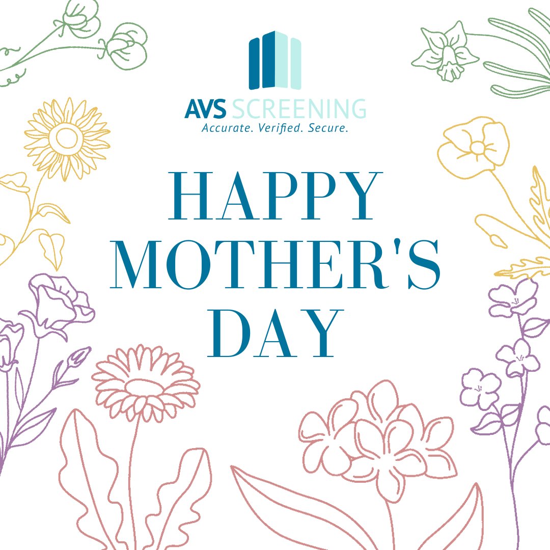 screenwithavs's tweet photo. Happy Mother's Day!
#MOM #MothersDay #AVS #screening #screenwithavs #community #takesavillage #backgroundcheck #credit #tenantscreening #employmentscreening #safety #information https://t.co/F08HSndfM1
