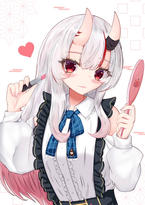 リップ塗るあやめ嬢💄
#百鬼絵巻 