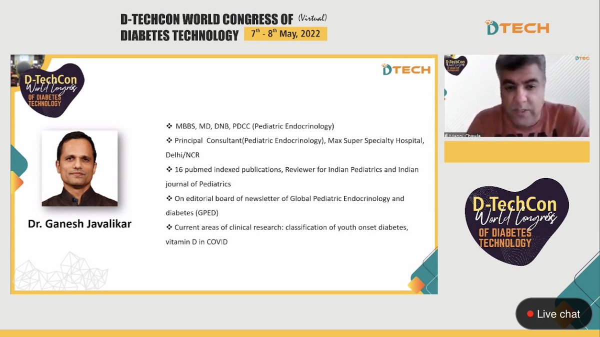 DTechCon's tweet photo. Dr. A. G. Unnikrishnan Talked at DtechCon2022 about Time In Range (TIR) Centered Diabetes Care
Chaired by: Dr. Manoj Chawla & Dr. Mithun Bhartia @EDEN_Leicester @ATTDconf @JDRFMinnesota
Attend Live: https://t.co/JCIjHVho63
#Dtech #DtechCon2022 #diabetestechnology #healthTech https://t.co/q4dHleLVCH