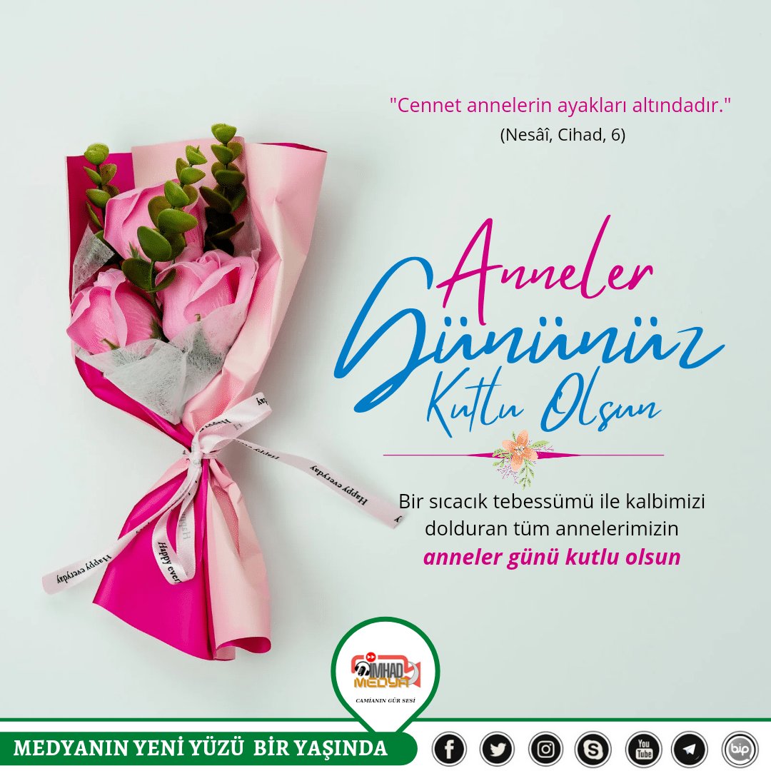 ImhadMedya's tweet photo. Anneler Günü Kutlu Olsun!

#AnnelerGünü #İMHAD #MEDYA #GENÇLİK #İMHADGSK #İyiKiİMHADVar #İyiKiİmamHatipVar #İMHADMedya #İmamHatipMezunveMensupları #Tanıtım #Görsel #Haber #Gündem #Camia #Etkinlik #Vizyon #Misyon #8Mayıs https://t.co/V7fvUCoBnn