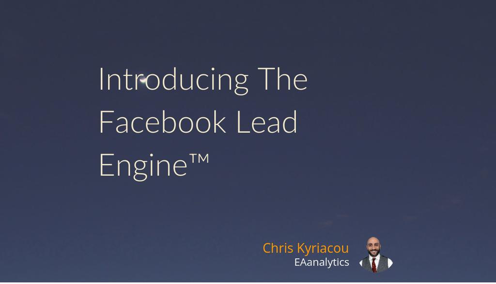 EAanalytics's tweet photo. Can you afford £5 per day on Facebook advertising? If so read this and learn about the Facebook Lead Engine™

Read more 👉 https://t.co/OkJFHCElLf

#Facebookads #Funnels #LeadGeneration #EstateAgents https://t.co/xkzSUZXg4w