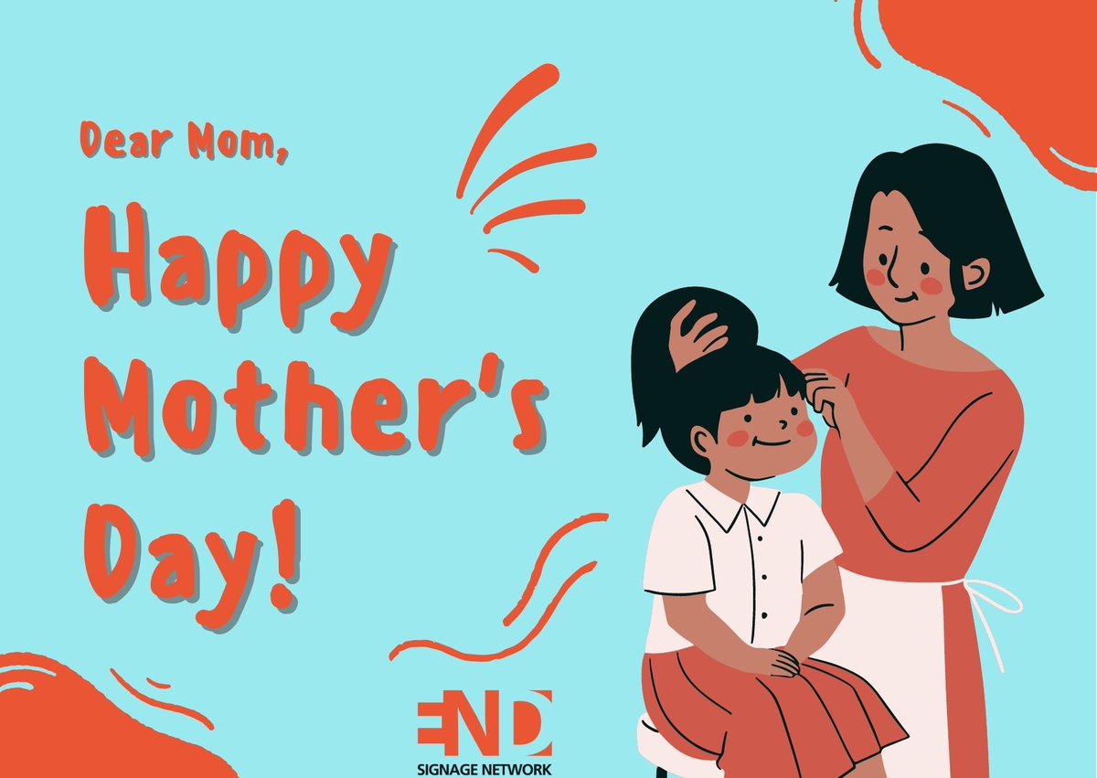 envisiondig's tweet photo. To all our mothers around the world we say, Thank you!❤️
We appreciate the love and support and believing in us. Happy Mother’s Day, we love youuu❤️
#envisiondigital #digitalsignage #MothersDay #motherhood https://t.co/YFhoc0LByh