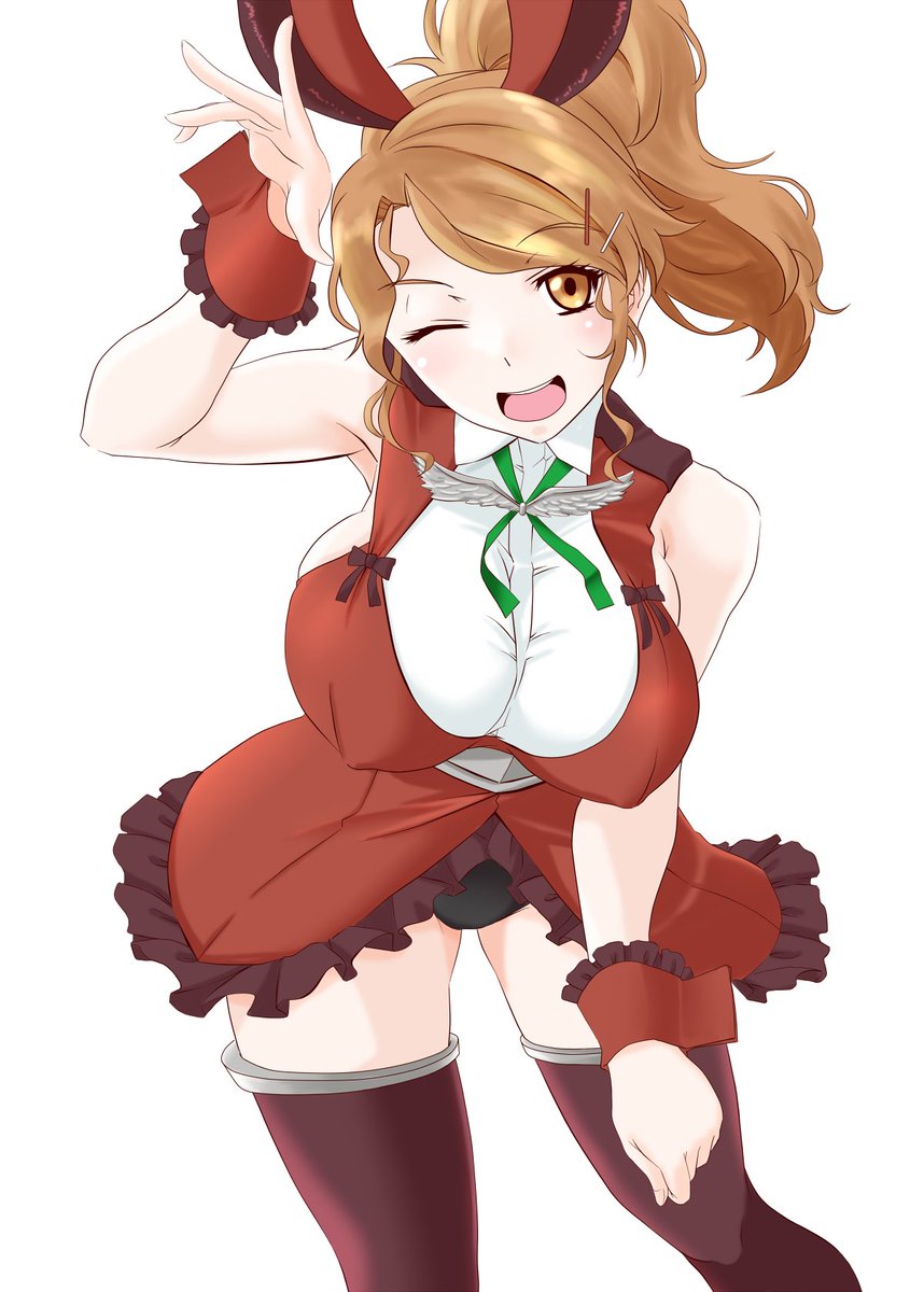 アクィラ(艦隊これくしょん) 「というわけでバニーアクィラ完成です。
やや盛りすぎた気はするがそこはそれ私なので」|桐木春臣のイラスト