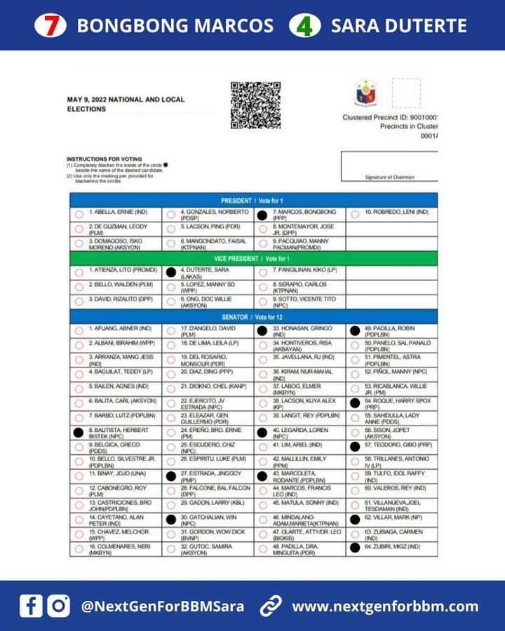 pickofdbunch's tweet photo. GUYS VOTE STRAIGHT UNITEAM! β€πβππ΅π
#UniteamBBMSARA #BangonBayanMuli #MahalinNatinAngPilipinas #ProtectBBM #ProtectSara #BBMSara2022 https://t.co/X0CP7KB4VO