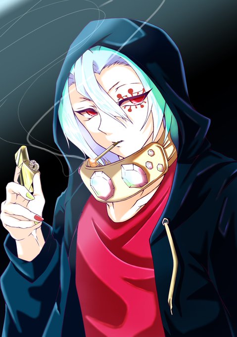 わんころ@呼びﾀﾒﾘｽｲﾝ中さんがTwitterに投稿した宇髄天元(鬼滅の刃)のイラスト。