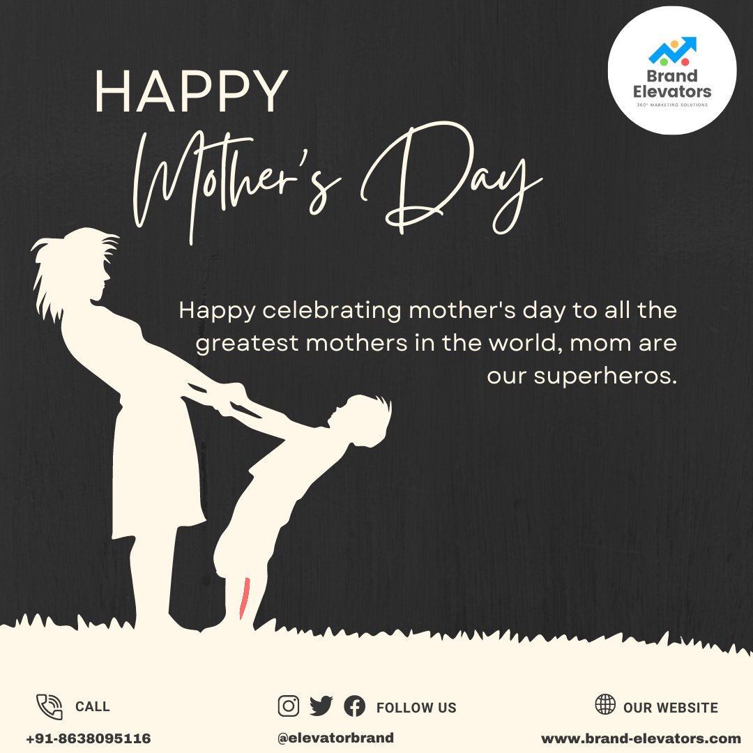 elevatorbrand's tweet photo. Happy Mother’s Day to all the greatest mothers in the world, Mom are superheroes.
#mothersday #mothersdayspecial #brandvisibility #brandelevators #brandbuilding #branding #rebranding #digitalmarketingservices #digitalmarketingnearme #brandpositioning #websitedevelopment https://t.co/SsRuQak7xJ