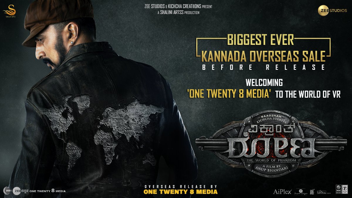 kichchasudeepF8's tweet photo. Welcoming @Onetwenty8M as our Overseas Distribution partner for all languages. #VikrantRonaJuly28 worldwide in 3D
@anupsbhandari @JackManjunath  @shaliniartss @ZeeStudios_
@KicchaSudeep Boss 👑   
#VikrantRona #KicchaSudeep  
#KicchaSudeep𓃵 #KicchaBOSS  #VikrantRonaUpdate https://t.co/eVR0qV8YEF