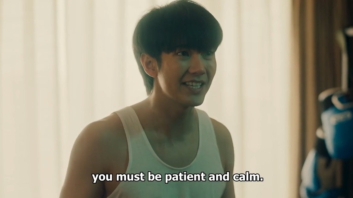 apologyapo's tweet photo. Pete has spy instincts — he knows. I feel he said that stuff just to get a reaction out of porsche. He got his confirmation. Then, he told kinn he doesn't know what's going on, but gives the right advise regarding porsche anyway. 

[#KinnPorscheEP5] 
[#KinnPorscheTheseries ] https://t.co/eaJztDBsdv
