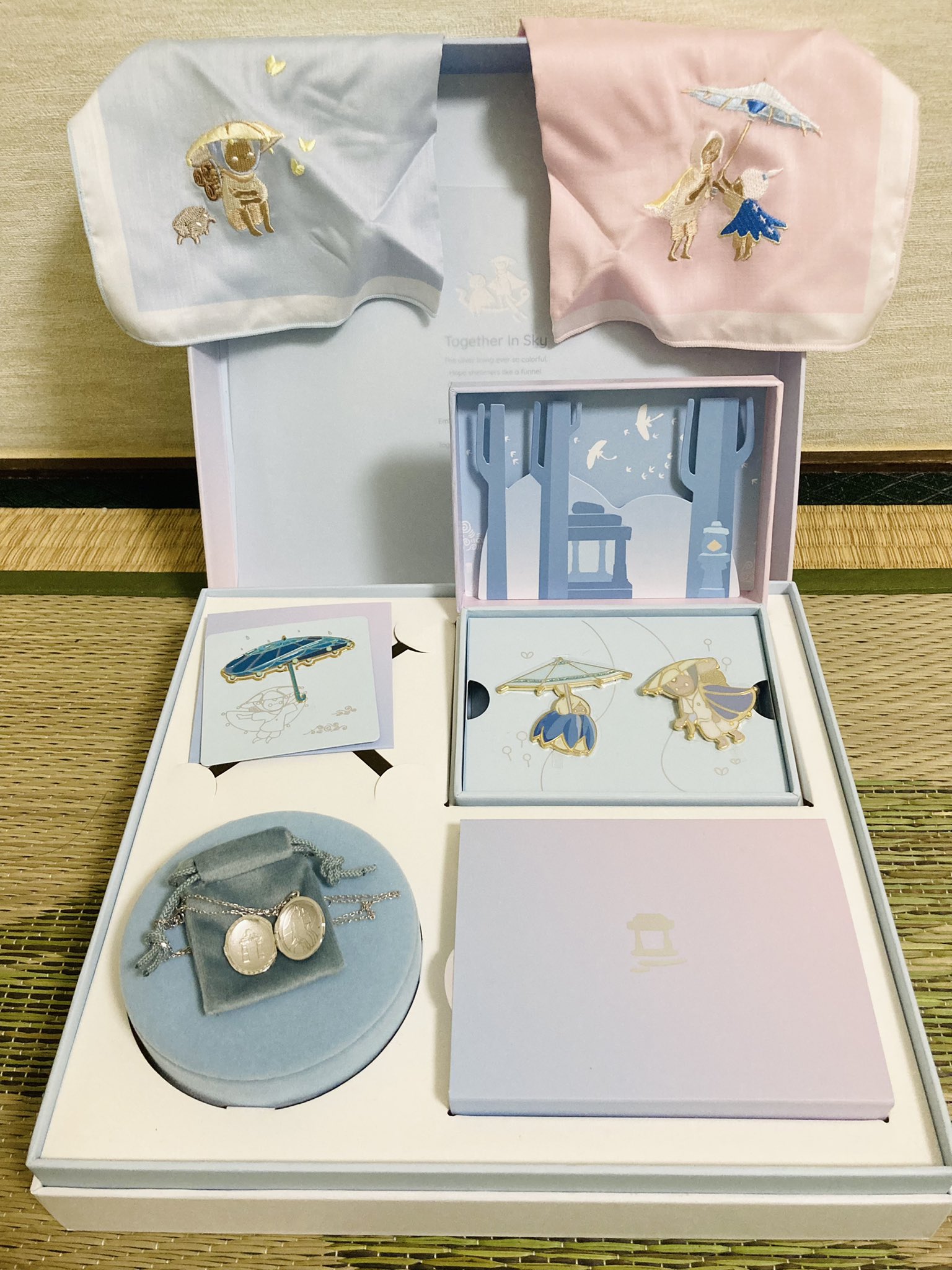 Sky 星を紡ぐ子どもたち つながりのボックス box ピンバッジ