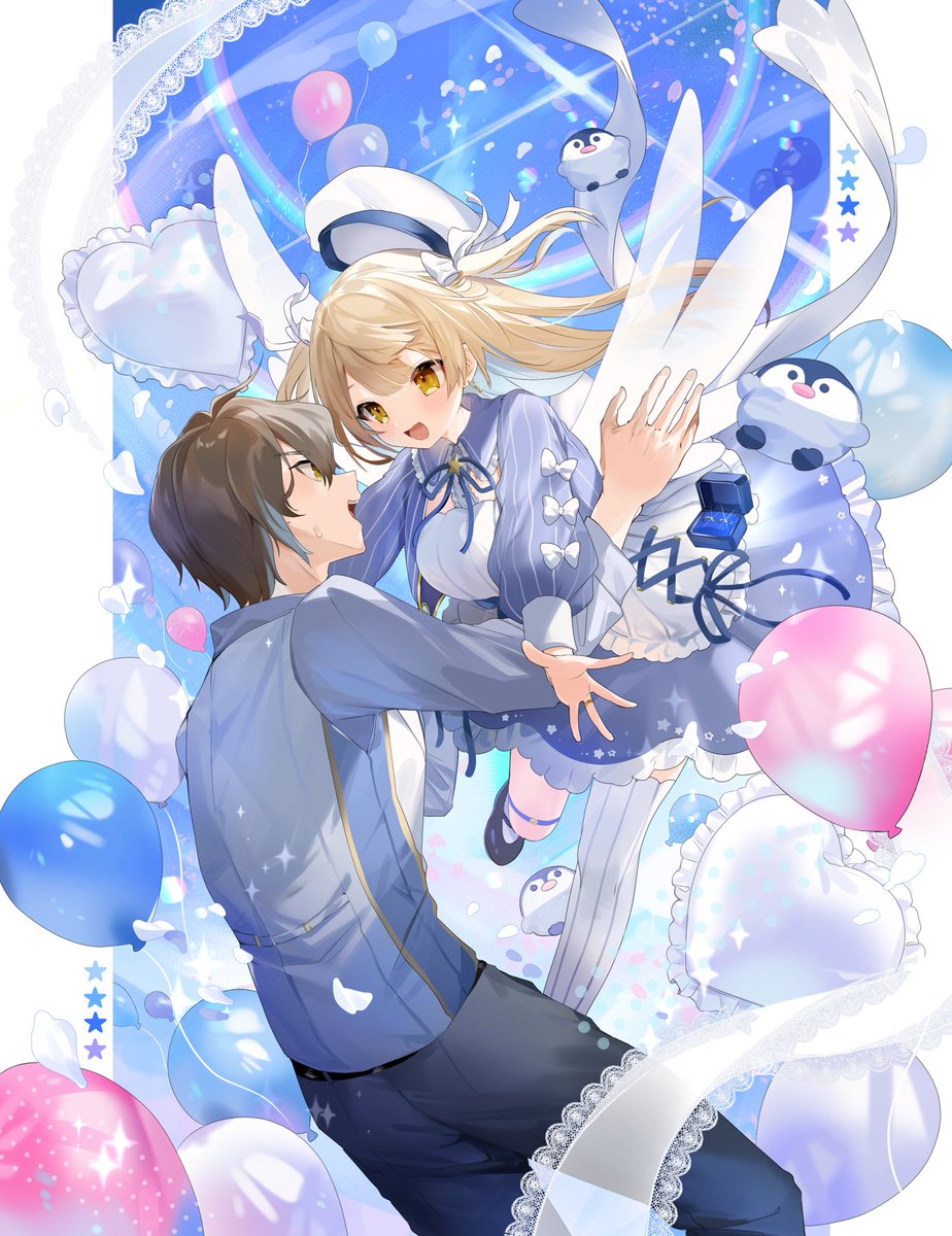 「改めましてVtuber梔子りなちゃんのキービジュアル担当させて頂きました。
りな」|あんのあーの🐰のイラスト