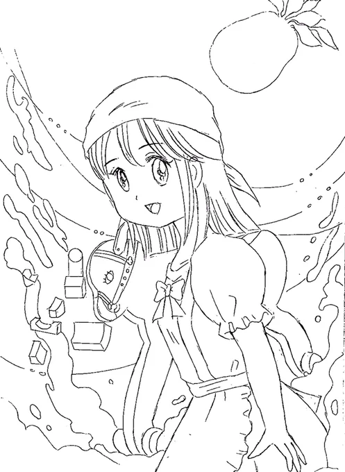 おやすみリッカちゃん 
#DQ9 #ドラクエ9 #リッカ #イラスト #絵柄が好みって人にフォローされたい 