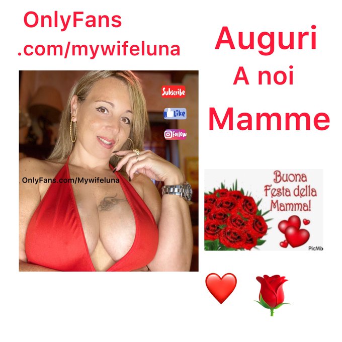 Auguri a tutte le Mamme🌹❤️ buon pranzo 😘 #mywifeluna 💯🌹 #FestaDellaMamma2022  ❤️ https://t.co/yFwQrW<a href="/tag/mywifeluna"class="tags">#mywifeluna</a><a href="/tag/festadellamamma2022"class="tags"><span>#festadellamamma2022</span></a>