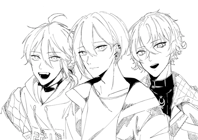 #さ絵ぐさ  #灰画  #絵スコート
無配イラストでした 
