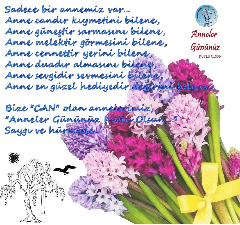 YALÇIN ÇİFTÇİOĞLU İLKOKULU AİLESİ OLARAK TÜM ANNELERİMİZİN ANNELER GÜNÜNÜ KUTLUYORUZ.