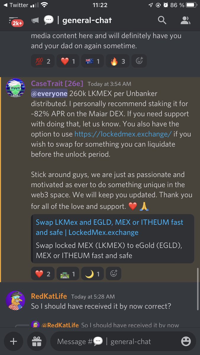 PaPaBCrypto's tweet photo. Mint price 0.44 $EGLD ($51)

They refund with 260k $LKMEX, using lockedmex exchange it gives 0.16 $EGLD ($18)

LUL https://t.co/hJoIVFcqpP