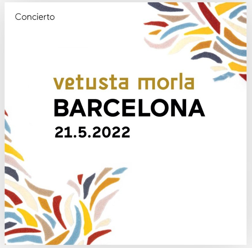 jmanuel_lvarez's tweet photo. Vendo 2 entradas para el concierto de Vetusta Morla, el 21.5.22 en Barcelona, por su precio original (45€ c/una). Sector 106, fila 12. https://t.co/tQeqaSLVzR