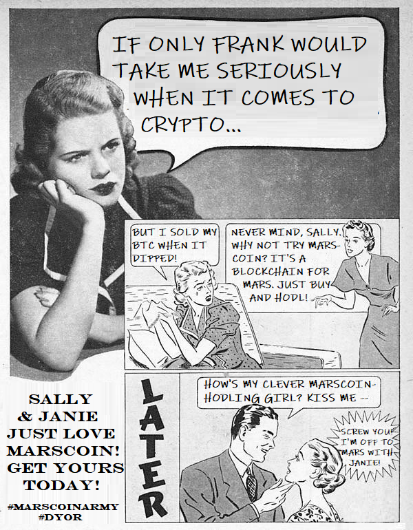 MarscoinH's tweet photo. Janie loves #Marscoin. Be like Janie. #MarscoinArmy #MarscoinRise #cryptocurrency #altcoin #cryptotwitter #cryptonews #crypto #NFTart #NFTcommunity #BTC #ETH #ADA #SOL #TRX #doge #shibainu #safemoon #safemars #dogelon #floki #kishu #DYOR #NFA https://t.co/ABrGntA4rW