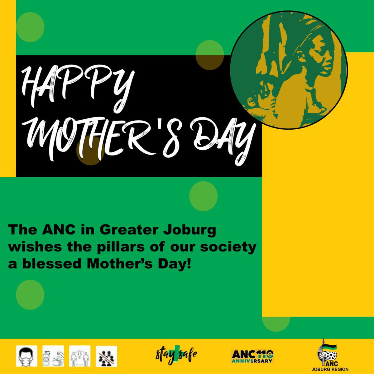ANCJHB's tweet image. The African National Congress in Greater Johannesburg Region will like to wish all the #Mbokodos a Happy Mother&apos;s Day.

#HappyMothersDay2022