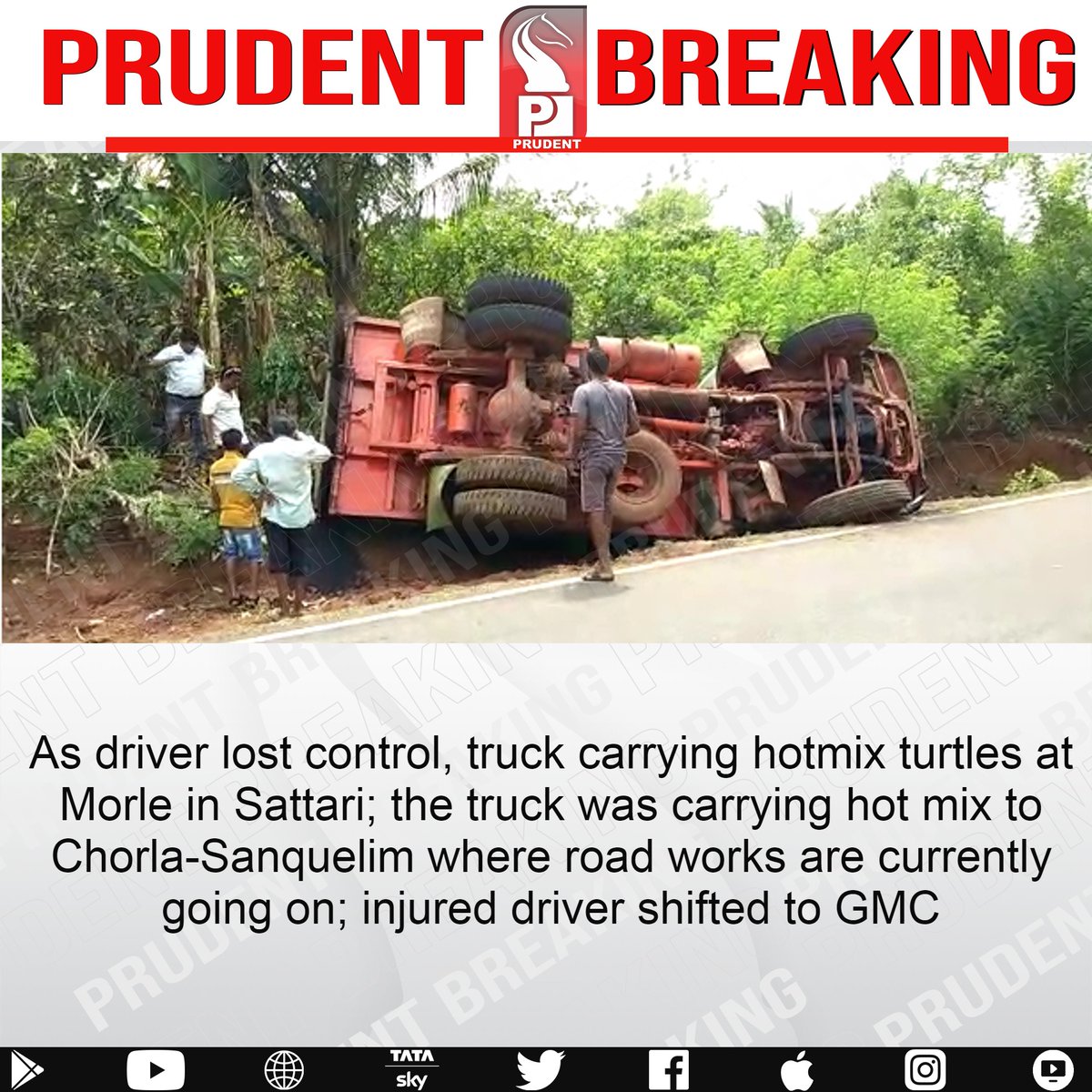 prudentgoa's tweet photo. #Goa #Morle #Sattari #Accident https://t.co/kHvJZwGP1S