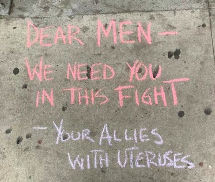Aaah yes, the two genders: 'Men' and 'Allies with Uteruses'. Anyone still not seeing it yet?