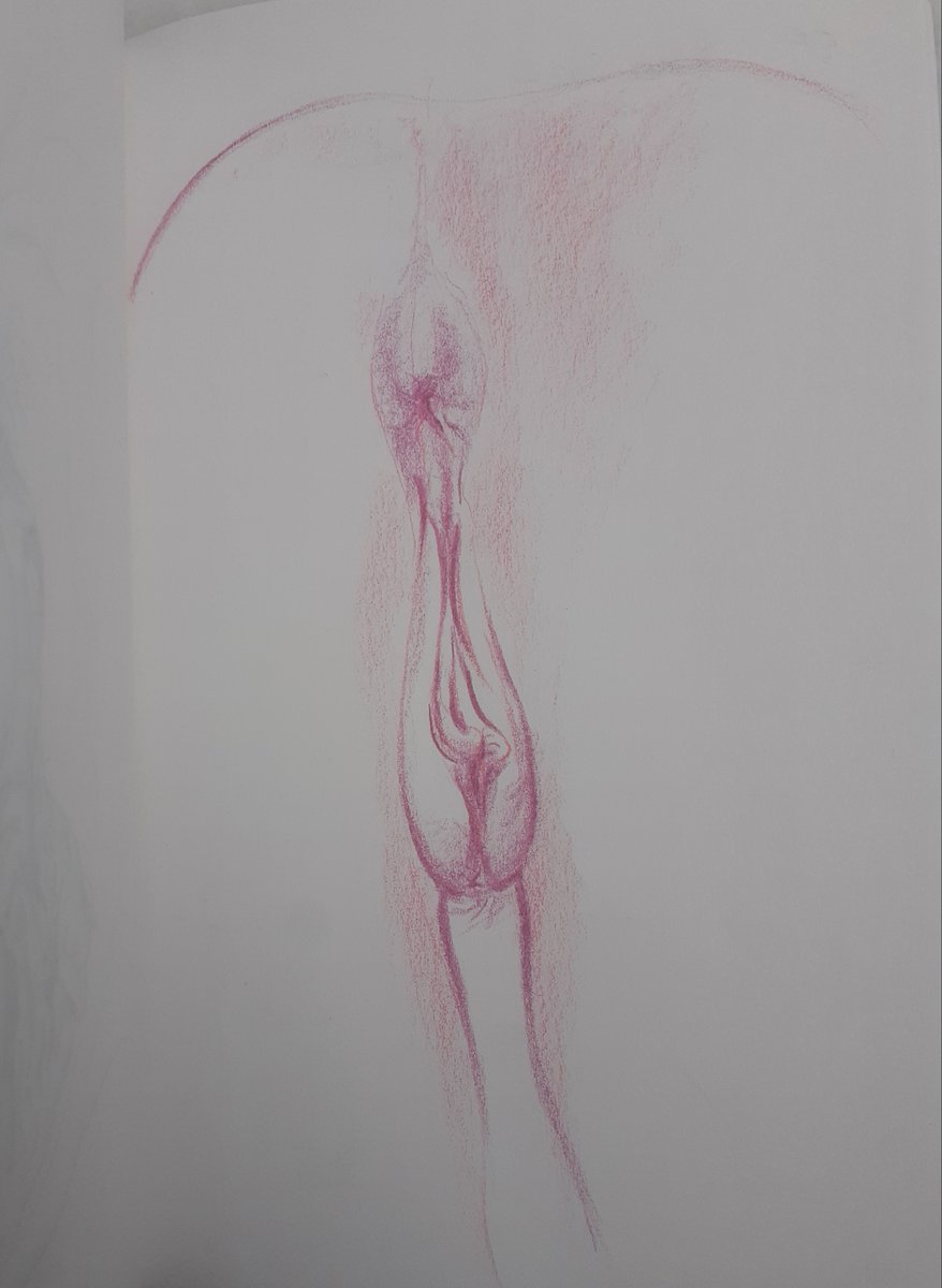 #eroticart #pink #girl #drawing