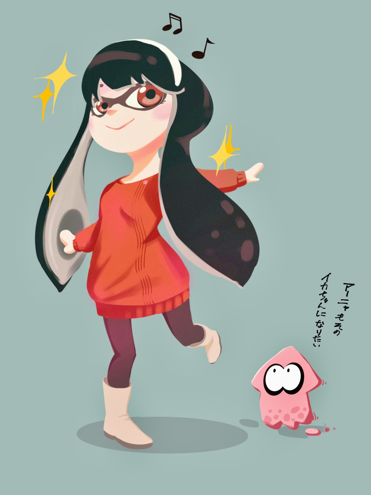 メカクリア C101金曜東ｖ29a スプラトゥーン7周年めでたい アーニャちゃんイカちゃん計画遂行予定です W スプラトゥーン7周年 軽い気持ちで描いたら思った以上に反響があった絵 Twitter