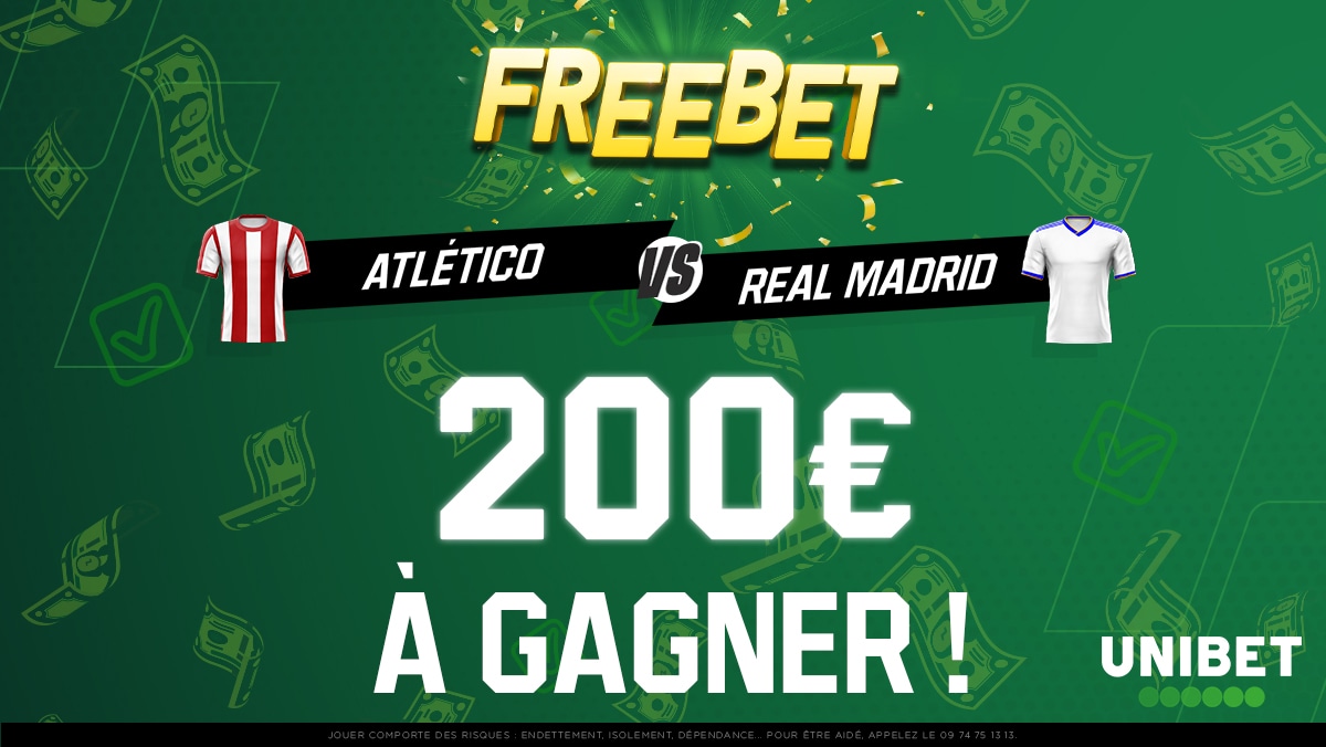 UnibetFrance's tweet photo. 🔥 Jour de derby à Madrid ! Qui va s'imposer ce soir ? 10 x 20€ de Freebets dans les bonnes réponses ! 

👉 RT/Follow + #FreebetUnibet + ton pseudo.
⏳ Fin du jeu à 21h.
🍀 TAS demain. https://t.co/3yHXjidfIc