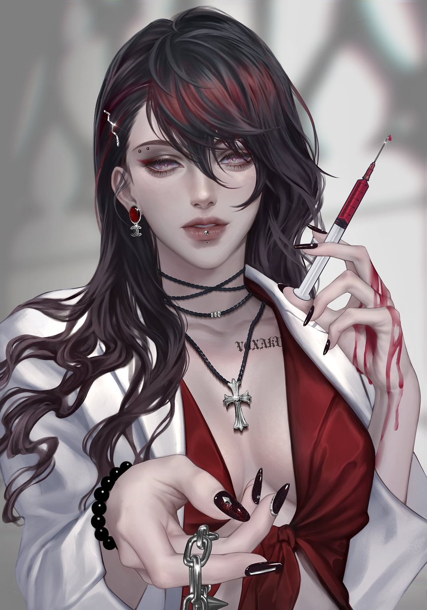 Jinlaly2077's tweet photo. #VoxAkuma #Akurylic #AkThumbA 
Voxanne
W̶h̶o̶ ̶i̶s̶ ̶y̶o̶u̶r̶ ̶m̶a̶s̶t̶e̶r̶？̶
Vox be my wife！！！
老婆kisskiss💉🩸⛓️ https://t.co/9D0ecZG9by