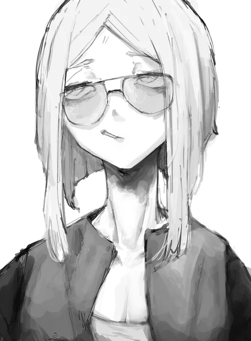 うちの女キャラに眼鏡かけてもらいました