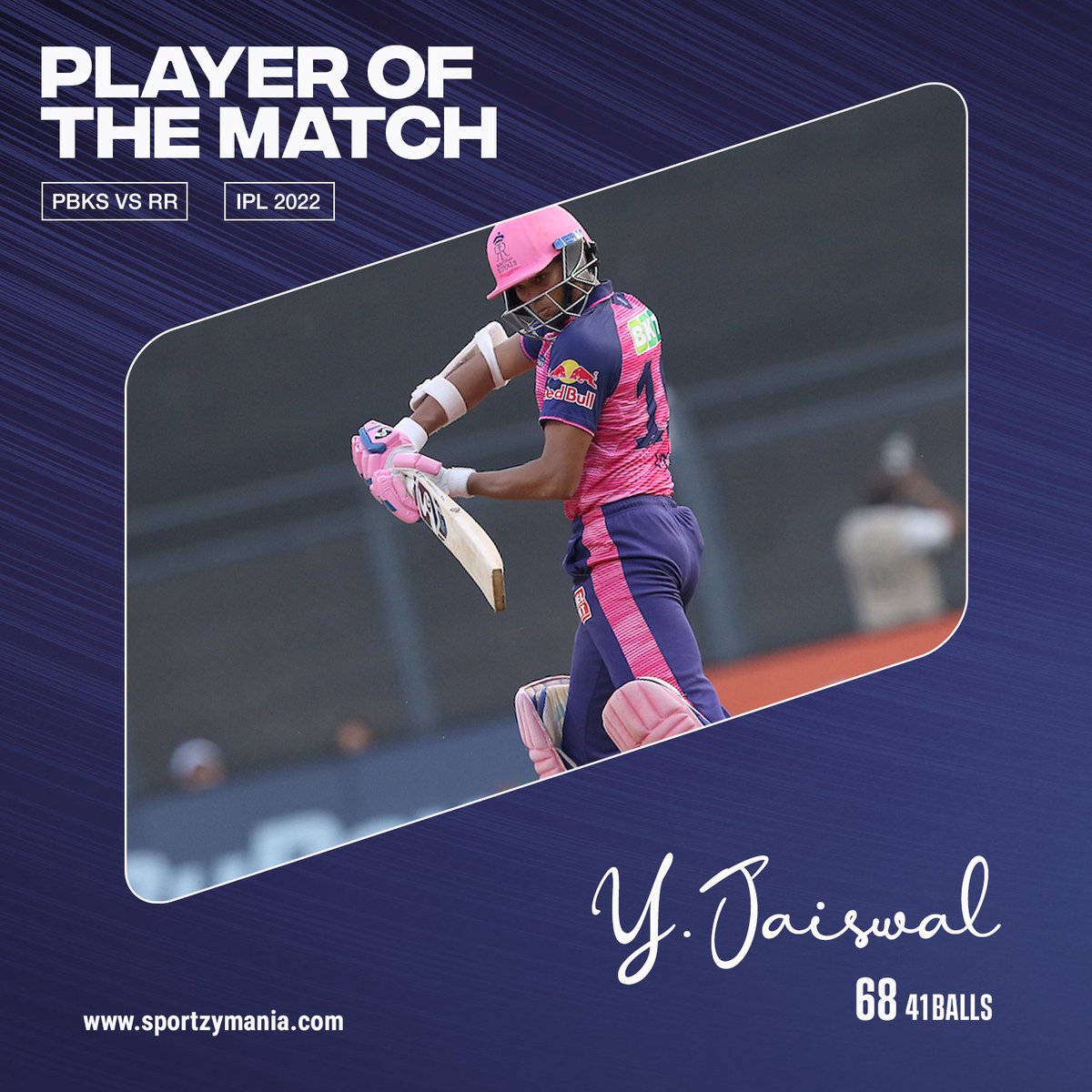 SzmMania's tweet photo. Young Yashasvi Jaiswal played a crucial knock in Rajasthan's win. 👌

#RajasthanRoyals #HallaBol #TATAIPL2022 #TATAIPL #IPL2022 https://t.co/KDT5JJMlU1