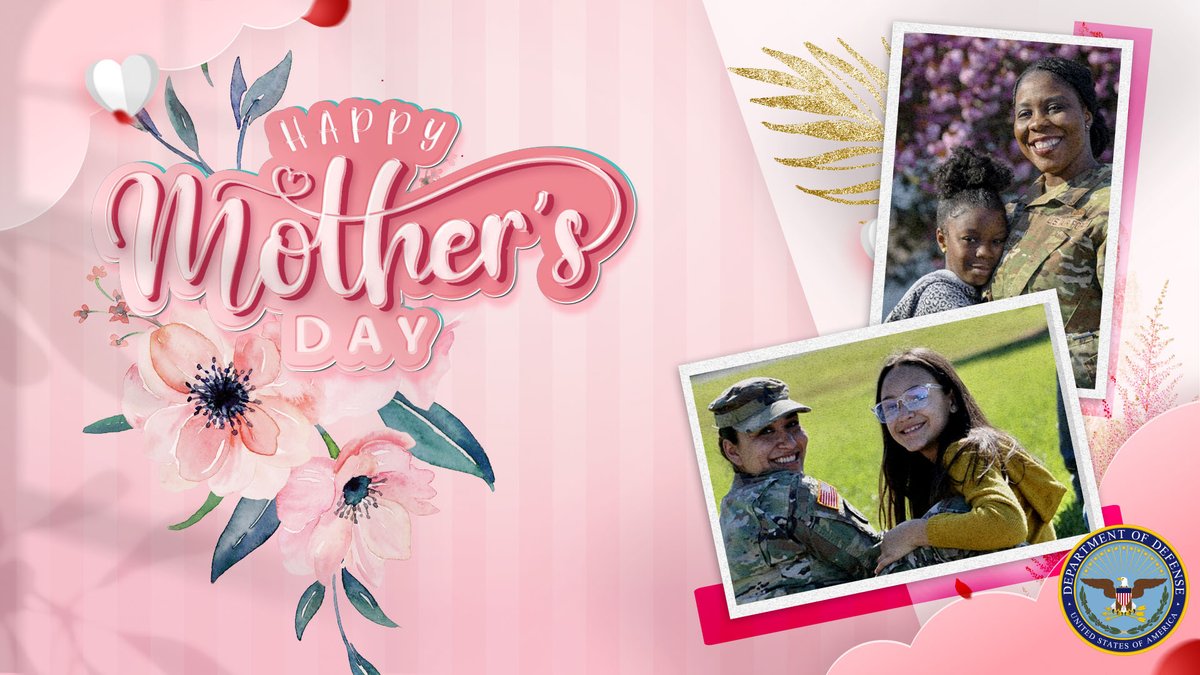 Today, we celebrate all mothers! The love and selflessness of motherhood knows no bounds. To our service members and civilian moms: Thank you for all that you do! #HappyMothersDay