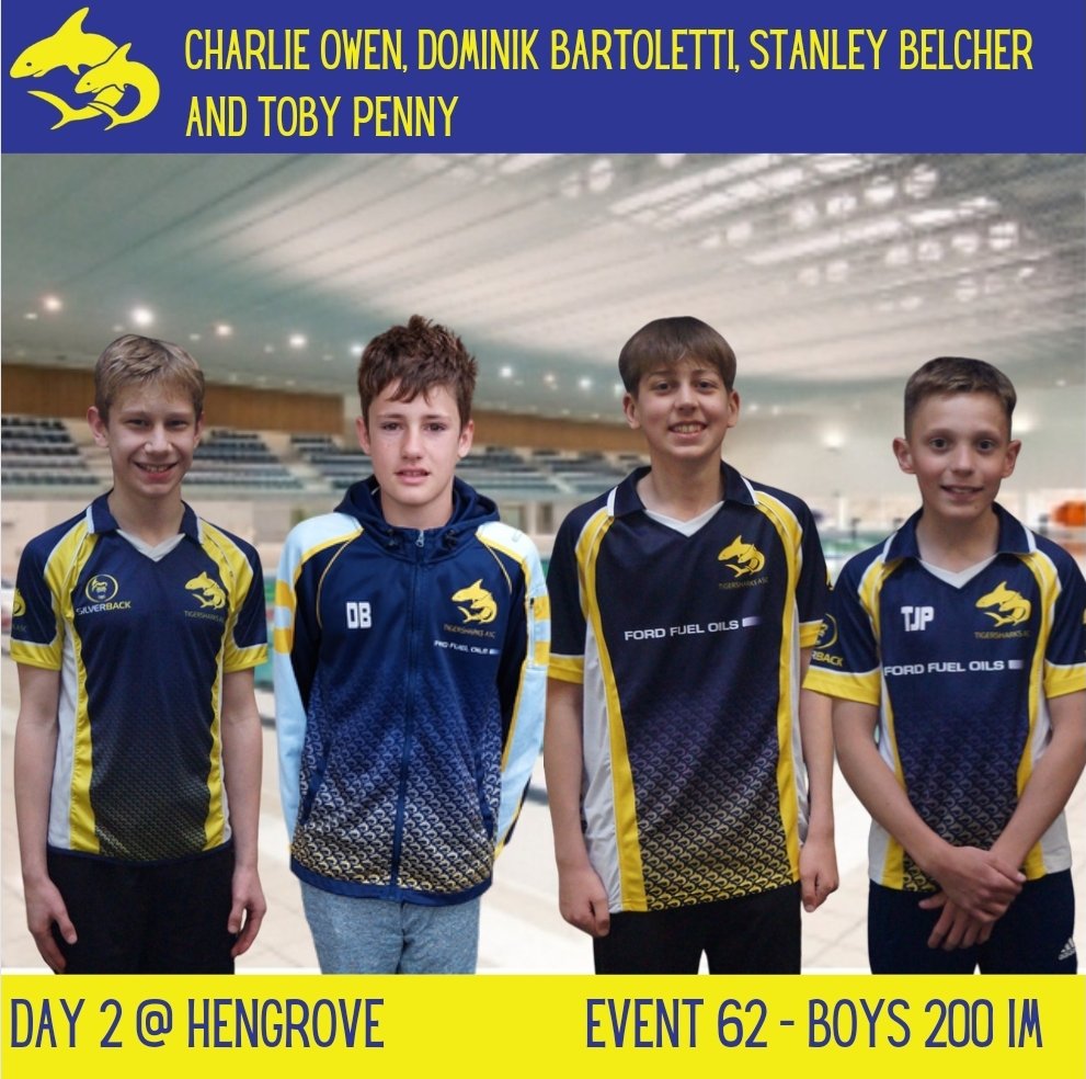 Tigersharks_ASC's tweet photo. Off to a flying start with the boys swimming a great 200 IM 🦈👏🙌
Congratulations to both Dominik (11/12) and Charlie (13) who will swim in the final later 🎉
#swregionals #200IM #finalists #tigersharksasc https://t.co/QRLv93itm7