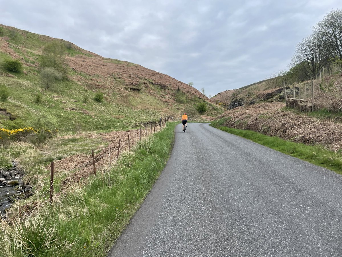 alisonslow's tweet photo. The best cycling road. In training #ridelondon #notlongtogonow #scotland https://t.co/Sy3CIjDBCK